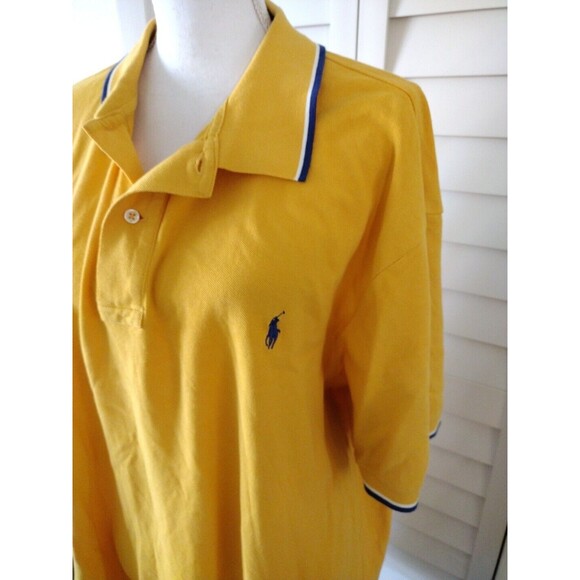 Polo Ralph Lauren Big & Tall Men's Cotton Logo Gold Bugle Sz‎ 2XB - Picture 2 of 8